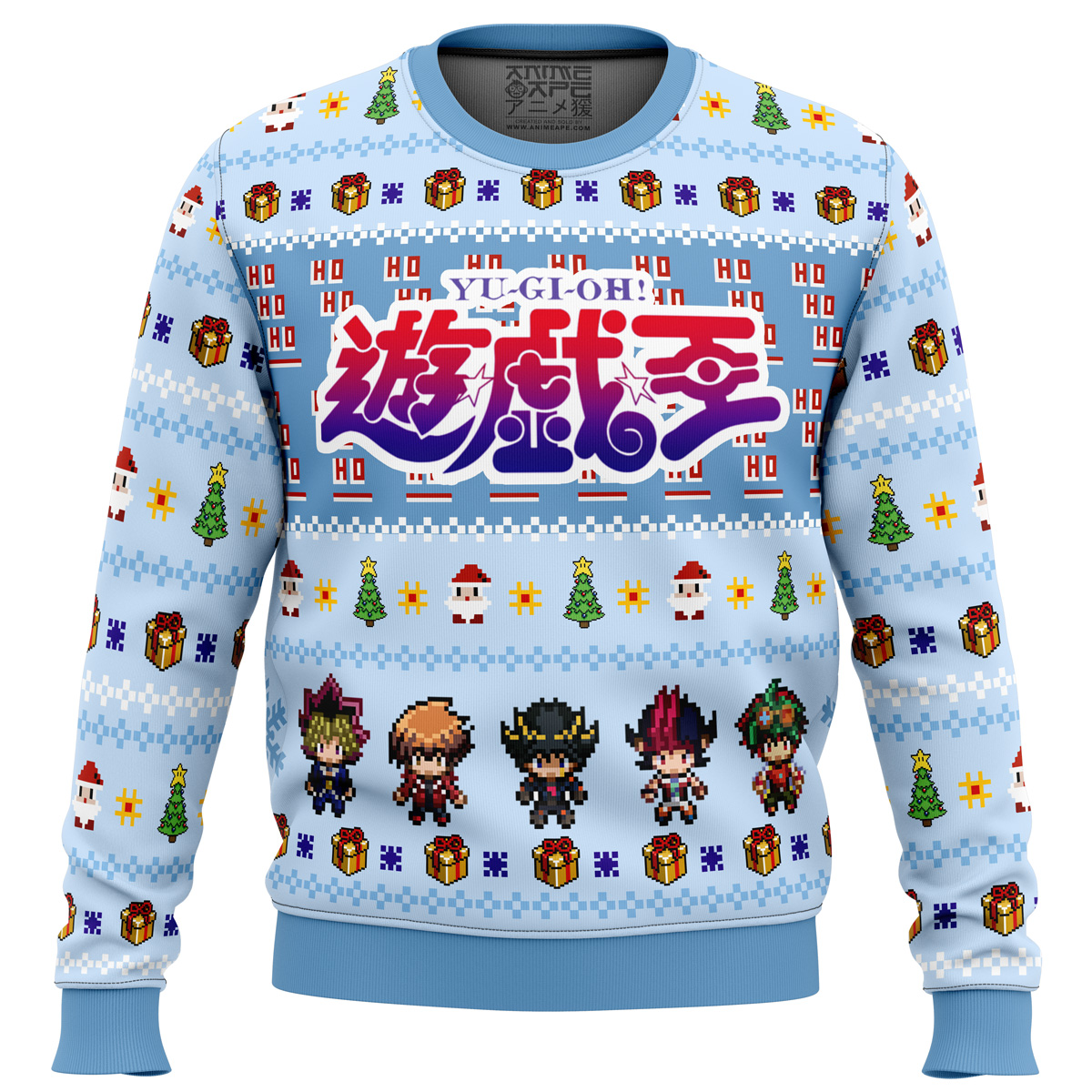 yugioh character sprites ugly christmas sweater ana2207 1943 - Fandomaniax Store