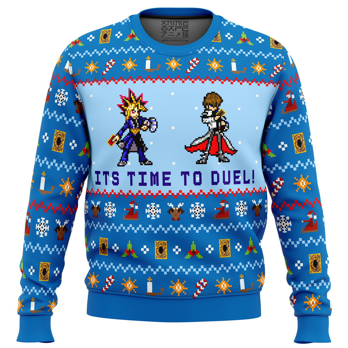 yugioh its time to duel ugly christmas sweater ana2207 4719 - Fandomaniax Store