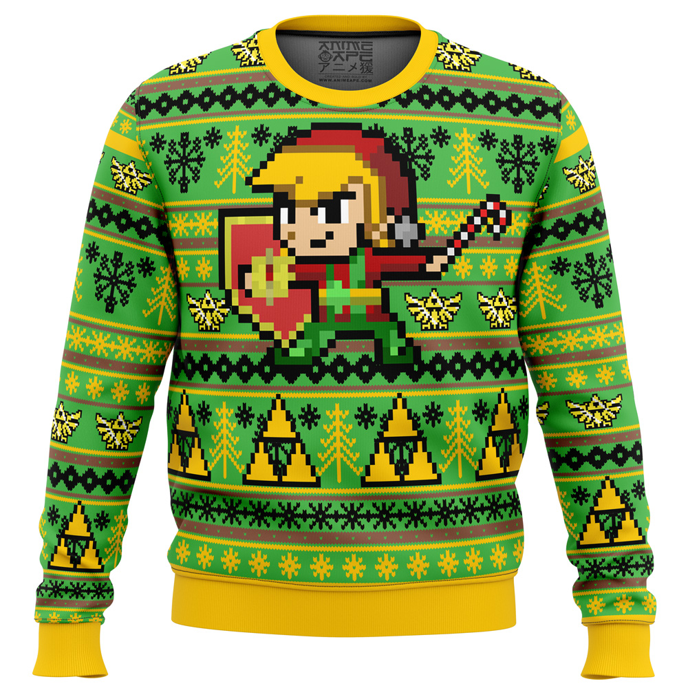 zelda holiday link ugly christmas sweater ana2207 1505 - Fandomaniax Store