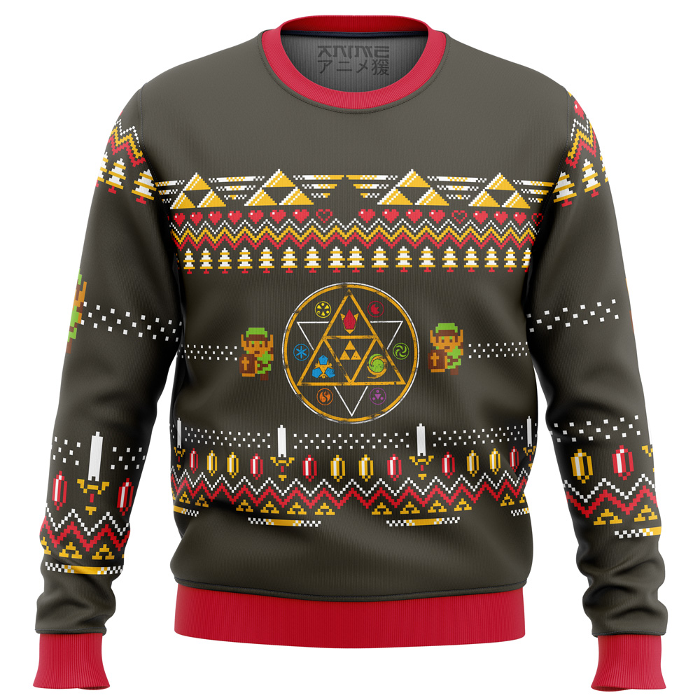 zelda rubies ugly christmas sweater ana2207 7495 - Fandomaniax Store