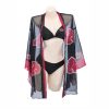 Akatsuki Cosplay Swimwear Women s Kimono Haori Cover Up Bikinis 3pcs Anime Summer Beachwear Bikini Set - Fandomaniax Store