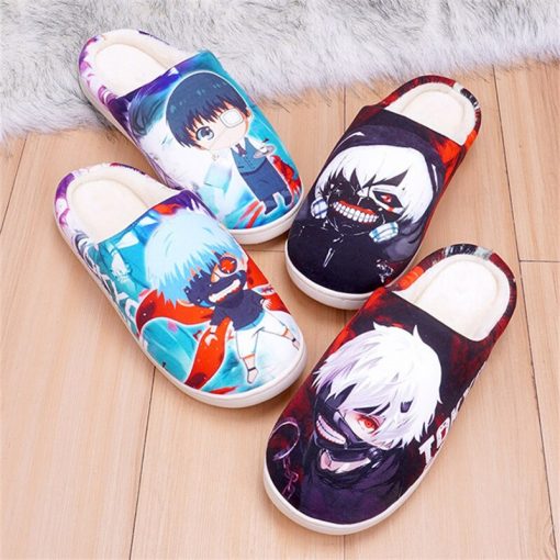 Anime Black Butler Sebastian Michaelis Cosplay Slippers Adult Unisex Cotton Family Adult Shoes Gift 4 - Fandomaniax Store