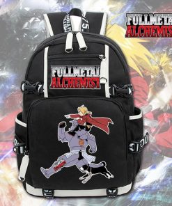 Anime Fullmetal Alchemist Backpack Knapsack Packsack Travel School Otaku Bags 4 - Fandomaniax Store
