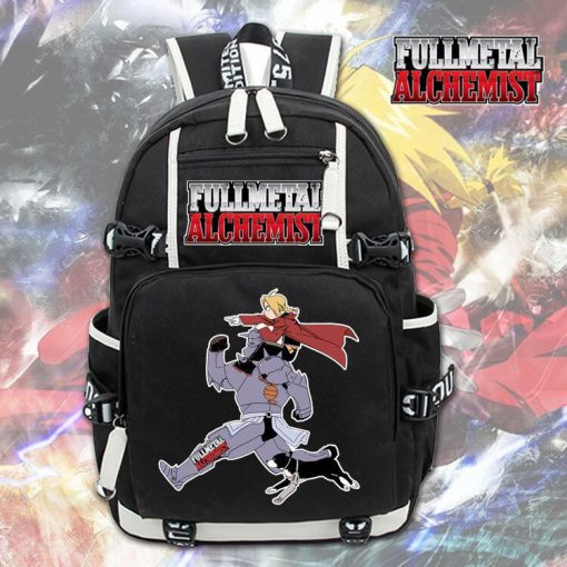 Anime Fullmetal Alchemist Backpack Knapsack Packsack Travel School Otaku Bags 4 - Fandomaniax Store