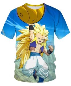 Dragon Ball Z T Shirt Summer Fashion Japanese Anime Wukong 3d Print Tshirt Men O Neck 2 - Fandomaniax Store