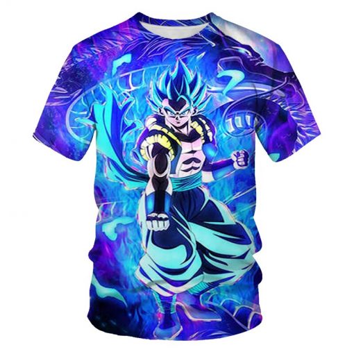 Dragon Ball Z T Shirt Summer Fashion Japanese Anime Wukong 3d Print Tshirt Men O Neck 3 - Fandomaniax Store