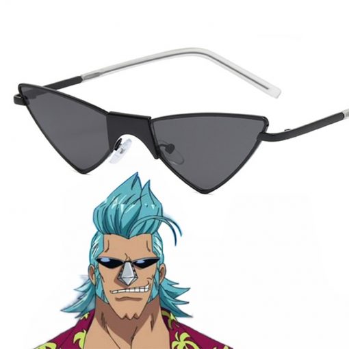 Fashion Anime Eyewear Franky Cosplay Glasses Cat Eye Sunglasses for Women Men Funny Party Props - Fandomaniax Store