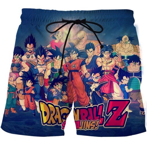 Fire Goku Anime 3D Printed Beach Shorts Men s Swim Shorts Men Board Shorts Plus Size 15.jpg 640x640 15 - Fandomaniax Store