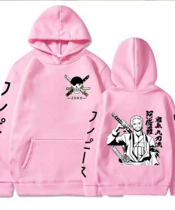 Funny Anime One Piece Hoodies Men Women Long Sleeve Sweatshirt Roronoa Zoro Bluzy Tops Clothes Anime 3 - Fandomaniax Store