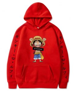 Japan Anime One Piece Luffy Hoodie Unisex Sunny Active Graphic Sweatshirt 2021 Fashionable Streetwear 1 - Fandomaniax Store