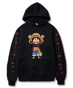 Japan Anime One Piece Luffy Hoodie Unisex Sunny Active Graphic Sweatshirt 2021 Fashionable Streetwear 4 - Fandomaniax Store