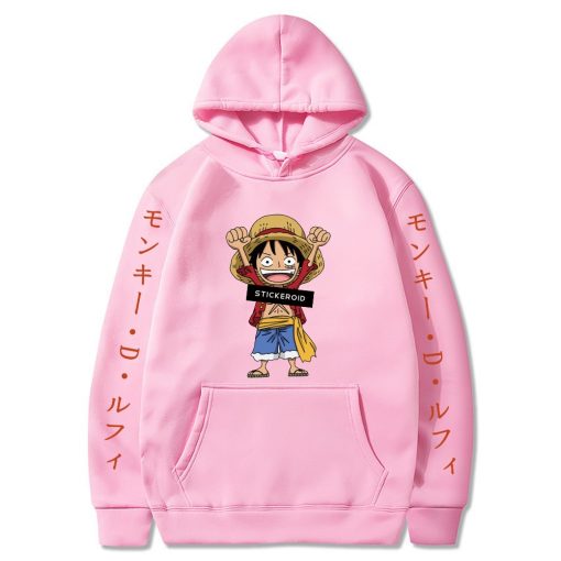 Japan Anime One Piece Luffy Hoodie Unisex Sunny Active Graphic Sweatshirt 2021 Fashionable Streetwear 5 - Fandomaniax Store
