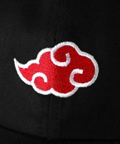 NARUTO New 100 Cotton Cap Japanese Akatsuki Logo Anime Dad Hat Uchiha Family Logo Embroidery Baseball 5 - Fandomaniax Store