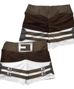 New Anime Attack On Titan Eren Jager Swimsuit Scout Regiment Symbol Cosplay Costumes Beach Shorts Teens 4 - Fandomaniax Store