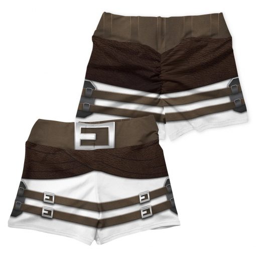 New Anime Attack On Titan Eren Jager Swimsuit Scout Regiment Symbol Cosplay Costumes Beach Shorts Teens 4 - Fandomaniax Store