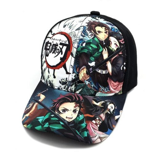 New cartoon Anime Demon Slayer Character Printing Baseball Caps Unisex Snapback Hat Cap High Quality Man 2.jpg 640x640 2 - Fandomaniax Store
