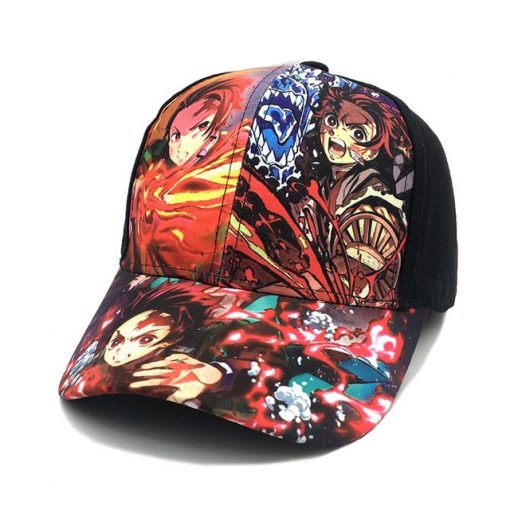 New cartoon Anime Demon Slayer Character Printing Baseball Caps Unisex Snapback Hat Cap High Quality - Fandomaniax Store