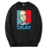 Okay Print One Punch Man Anime Harajuku Article Spring Male Oversized Loose Hoodie Simple Fitness Clothes - Fandomaniax Store