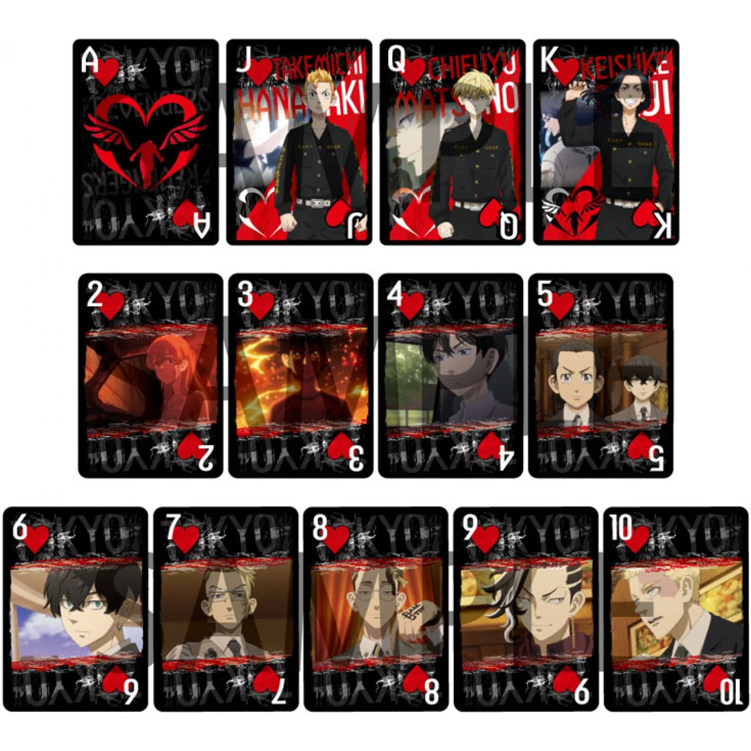 tokyo revengers playing cards 710335.3 - Fandomaniax Store