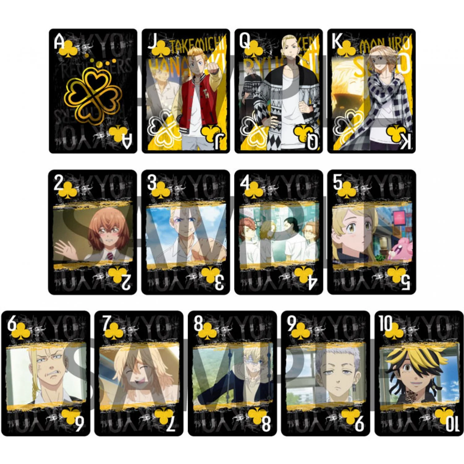 tokyo revengers playing cards 710335.4 - Fandomaniax Store